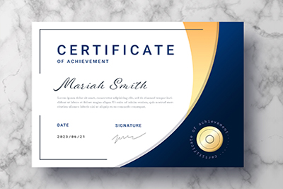 Certificates